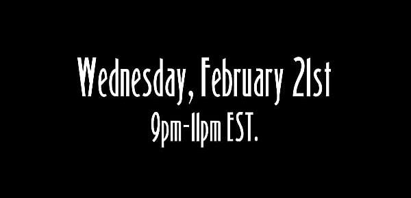  Stormy Daniels Webcam Show on Flirt4Free - Wednesday, February 21st 9pm-11pm EST